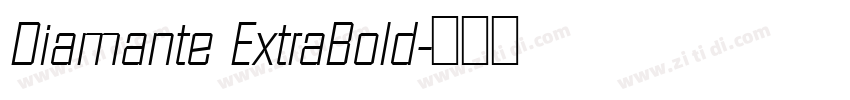Diamante ExtraBold字体转换